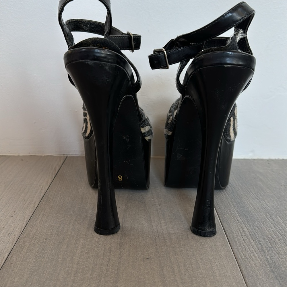 Vintage Platform Stripper Shoes - image 2